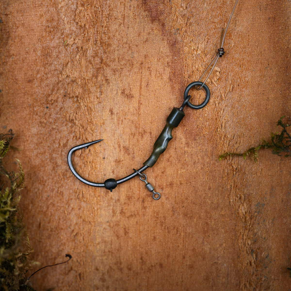 R2G Clip Silk Ray Leader 90/Ronnie Rig Stiff (2pcs)